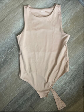 Women's Alfani Beige Bodysuit M